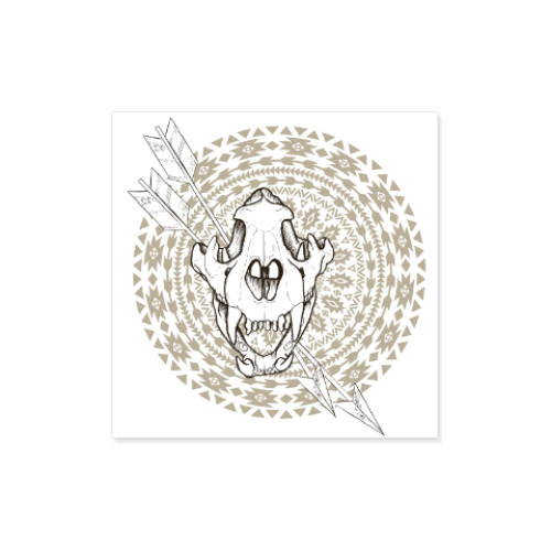 Виниловые наклейки с принтом индейские мотивы