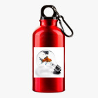 Металлическая бутылка 400 мл UV-DTF