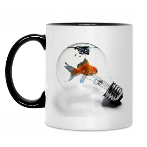 Кружка с принтом Аквариум накаливания