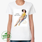 Женская футболка органик