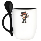 Кружка с ложкой