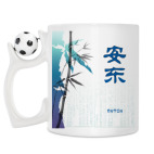 Кружка с футбольным мячиком