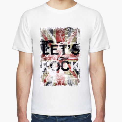 Футболка с принтом LONDON Let's Rock!