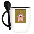 Кружка с ложкой