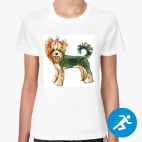 Женская спортивная футболка