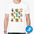 Мужская спортивная футболка