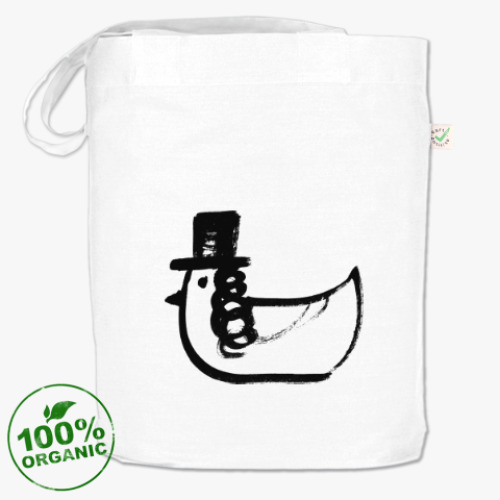 Сумка шоппер с принтом Курочка Рэбэ