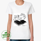 Женская футболка органик