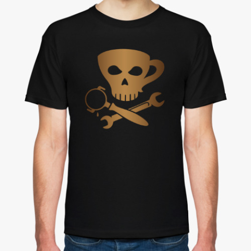 Футболка с принтом Бариста