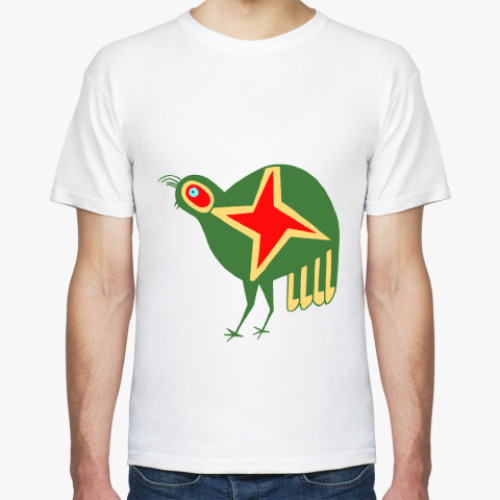 Футболка с принтом 'Звездная курочка'