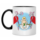 Кружка двухцветная