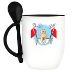 Кружка с ложкой