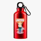 Металлическая бутылка 400 мл UV-DTF