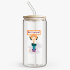 Банка с бамбуковой крышкой