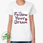 Женская футболка органик