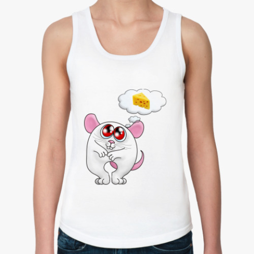 Женская майка с принтом Сыру дай