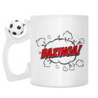 Кружка с футбольным мячиком