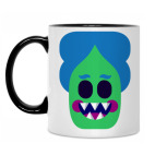 Кружка двухцветная