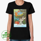 Женская футболка органик