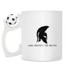 Кружка с футбольным мячиком