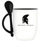 Кружка с ложкой