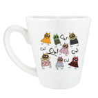 Кружка латте (360 мл) 'Совы'