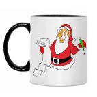 Кружка двухцветная