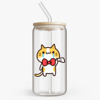 Банка с бамбуковой крышкой