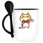 Кружка с ложкой