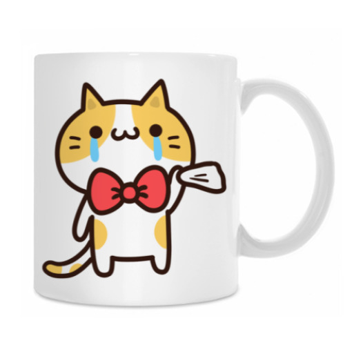 Кружка с принтом Милый Котик