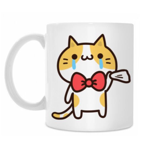 Кружка с принтом Милый Котик