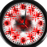 Черно красная абстракция