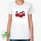 Женская футболка органик