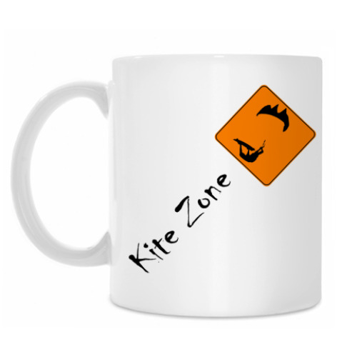 Кружка с принтом Кайт зона