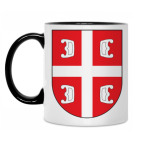 Кружка двухцветная