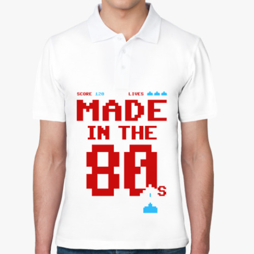 Рубашка поло с принтом Made in 80s