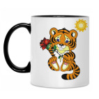 Кружка двухцветная