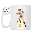 Кружка с футбольным мячиком