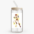 Банка с бамбуковой крышкой