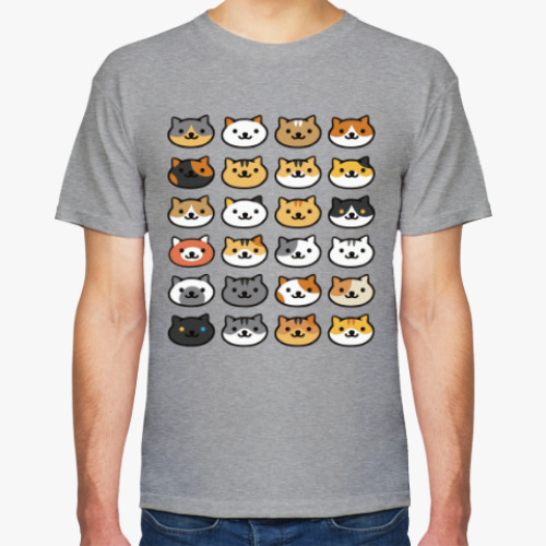 Футболка с принтом Котики