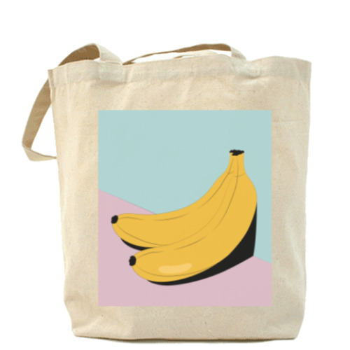 Сумка шоппер с принтом Бананы