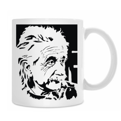 Кружка с принтом Альберт Эйнштейн