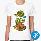 Женская спортивная футболка