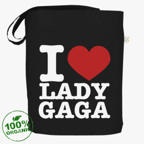 Сумка шоппер с принтом 'Lady GaGa'