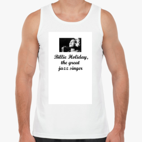 Майка с принтом  'Билли Холидэй'