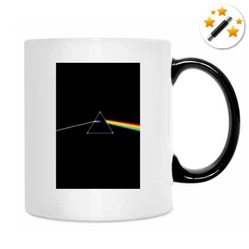 Кружка-хамелеон с принтом Pink Floyd