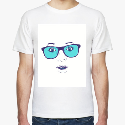 Футболка с принтом Blue Eyes