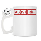 Кружка с футбольным мячиком