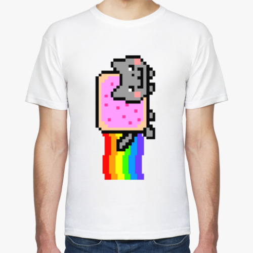 Футболка с принтом Кот