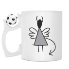 Кружка с футбольным мячиком